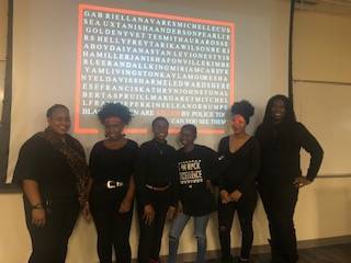 Black Excellence students presenting